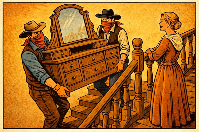 Home junk removal service hauling away large household items and furniture.