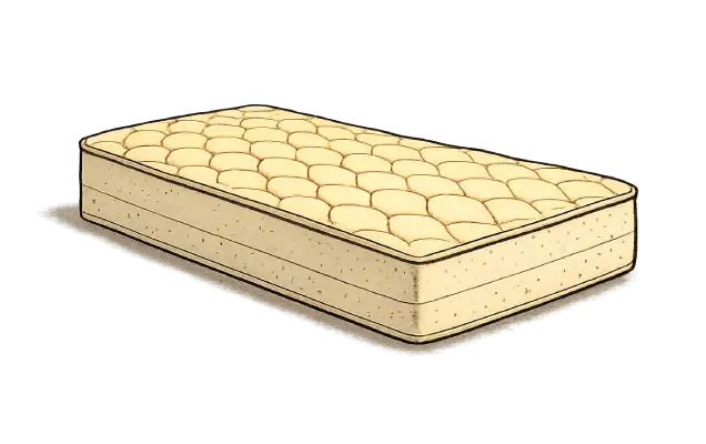 Mattress prepared for removal and disposal
